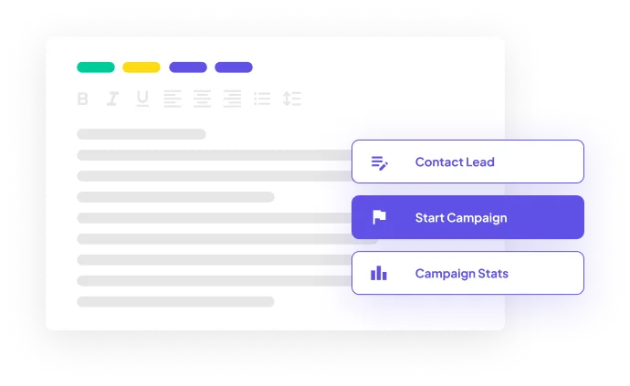 Leadinary email outreach campaign builder
